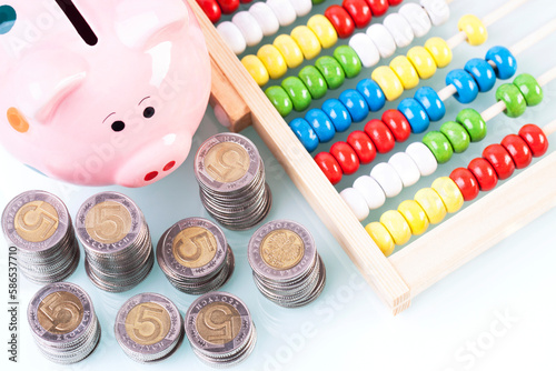 Concept of saving money