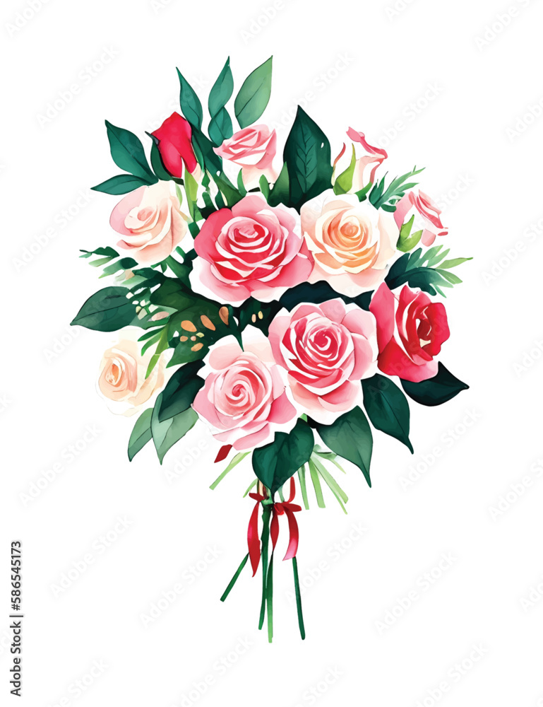 Fototapeta premium Rose bouquet