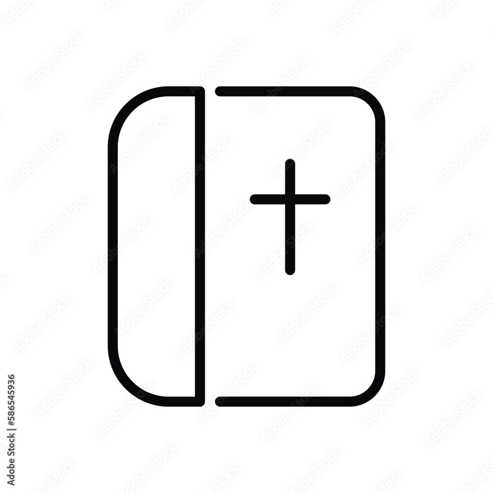 Easter Book icon vector stock.