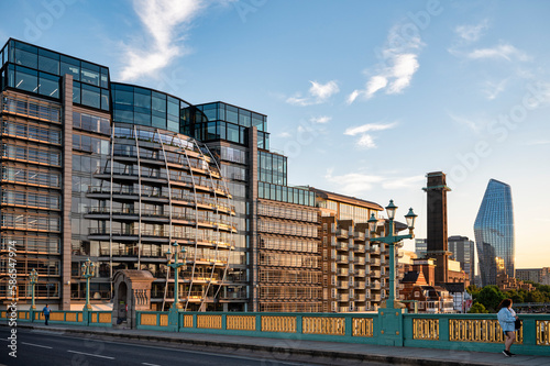 An exterior view of the Riverside House building on Southwark Bridge Road