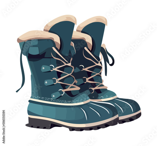 gray skier boots equipment