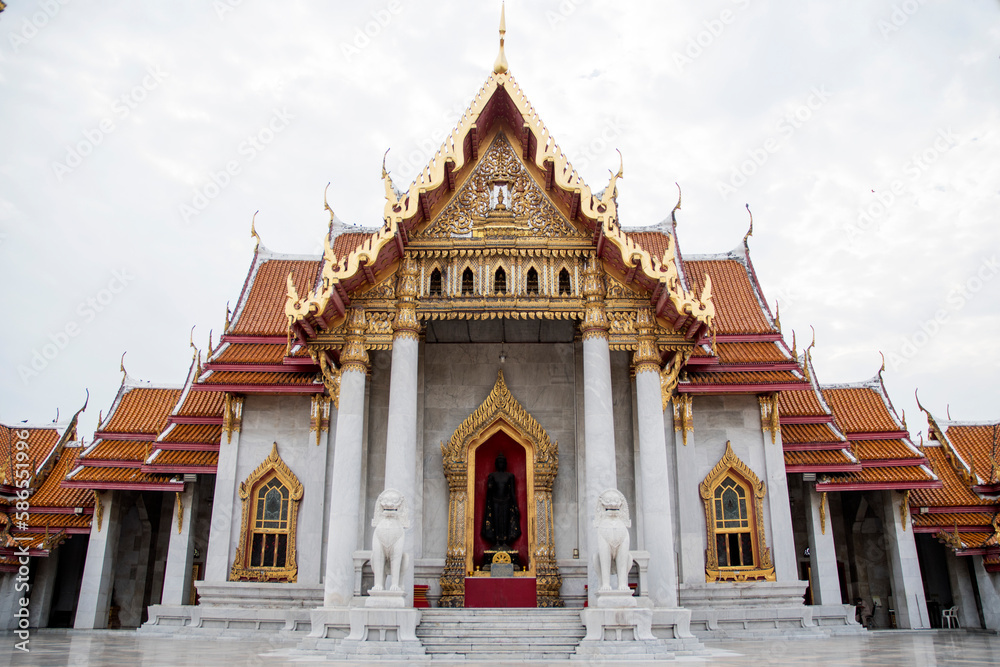 Wat Benchamabophit Dusitwanaram or Marble Temple in Bangkok