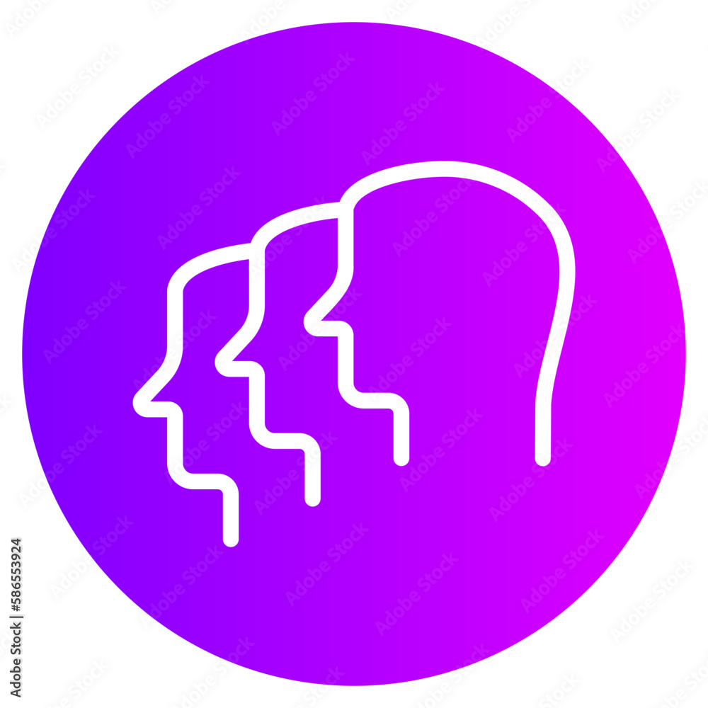 team gradient icon team gradient icon