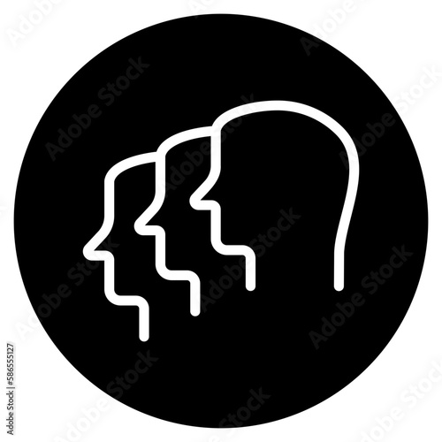 team glyph icon