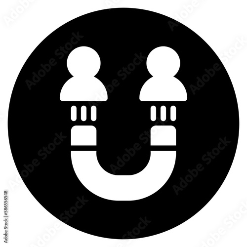 attraction glyph icon