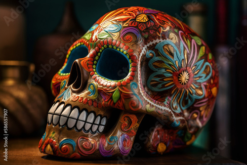 Skull of Dia de Muertos