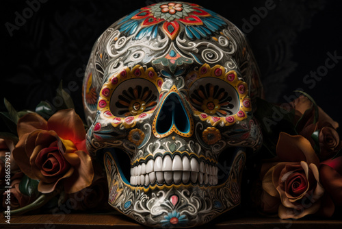 Skull of Dia de Muertos