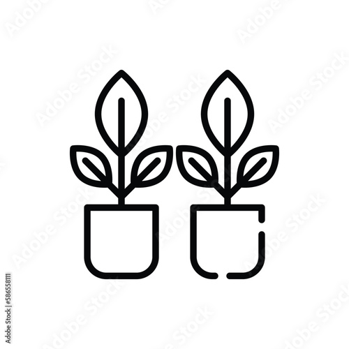 Plants icon. Suitable for Web Page, Mobile App, UI, UX and GUI design.