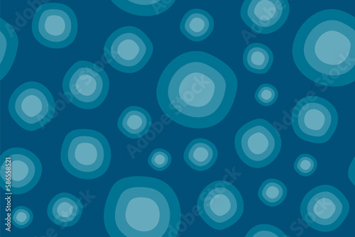 Seamless abstract pattern for kid's decoration or print with blue background.