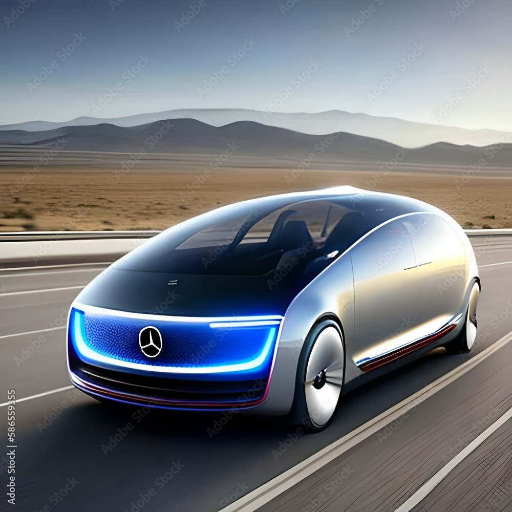 Naklejka premium Unleashing Innovation: AI-Generated Supercars for the Modern Enthusiast