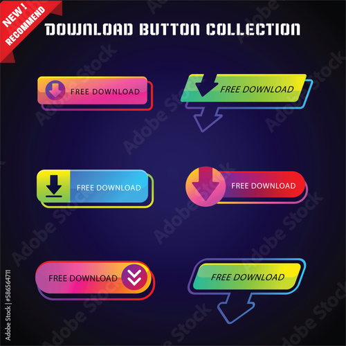 cta web button collection	
