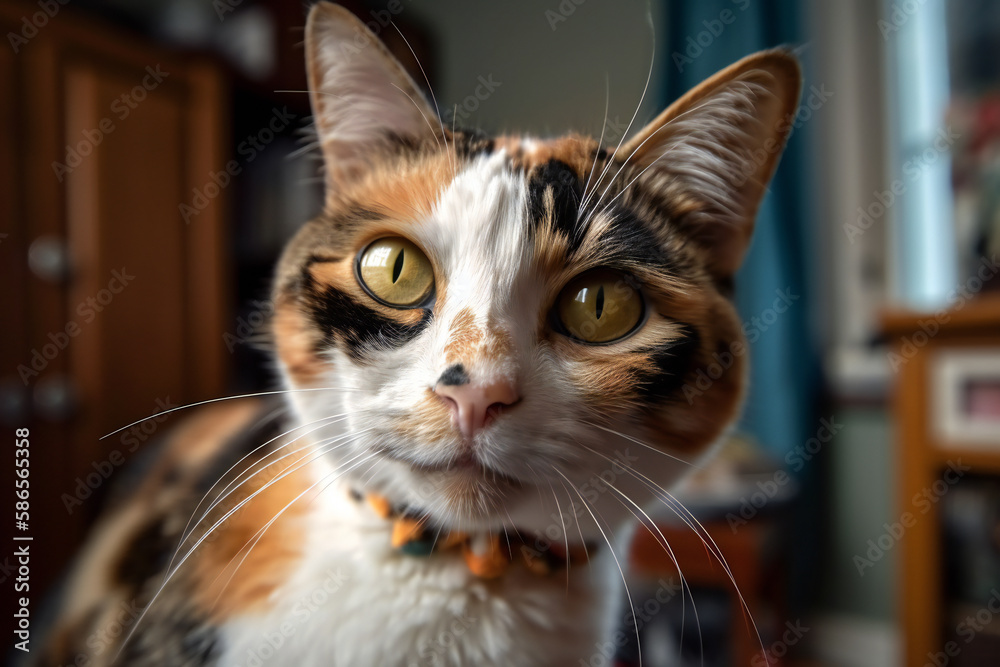 Whimsical Feline Selfie Extravaganza (AI Generated)