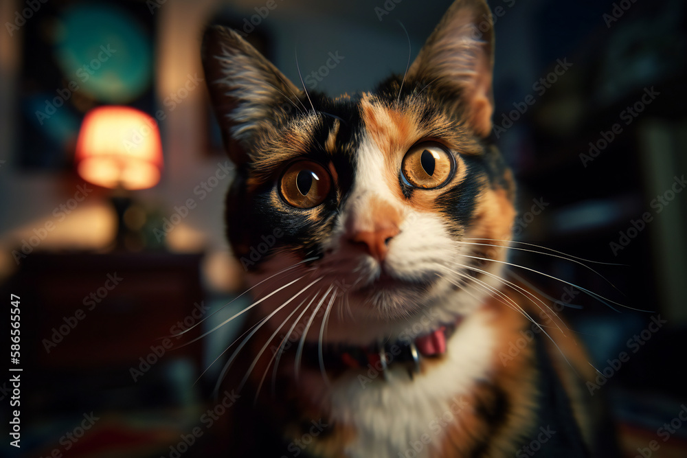 Whimsical Feline Selfie Extravaganza (AI Generated)