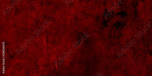 Scary horror grunge red wall. Background texture of a red concrete. Vector illustrator