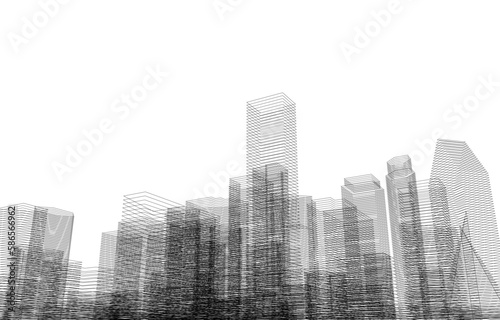 city skyscrapers