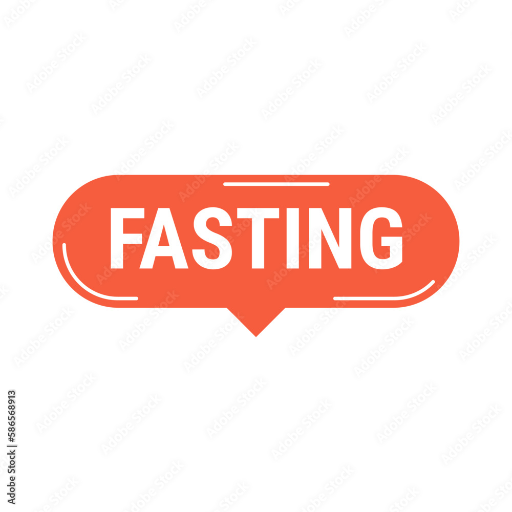 Fasting Made Easy Learn the Best Tips and Tricks for Ramadan. Red Vector Callout Banner
