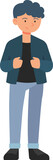 Businessman character illustration