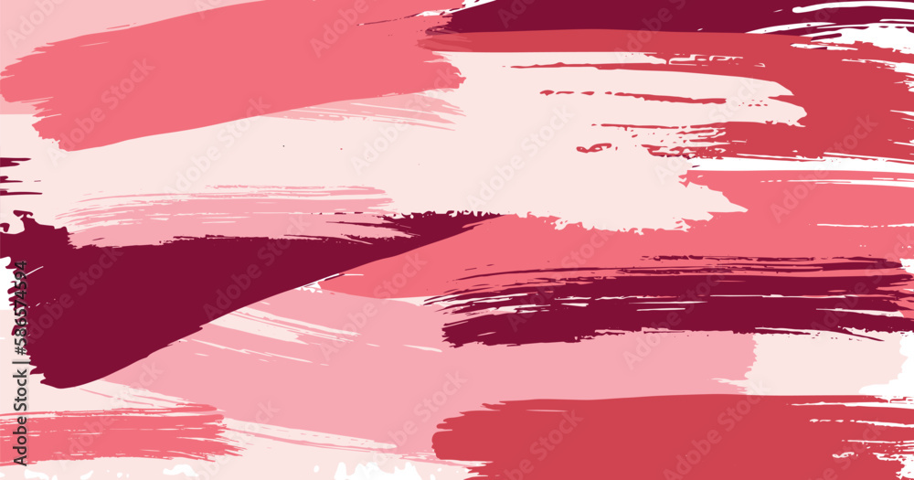 Brush stroke hand draw abstract background pink, red, brown palette colours. Vector stock illustration for presentation, invitation, social media spring and summer design. Brush stroke hand draw abstract background pink, red, brown palette colours. Vector stock illustration for presentation, invitation, social media spring and summer design.