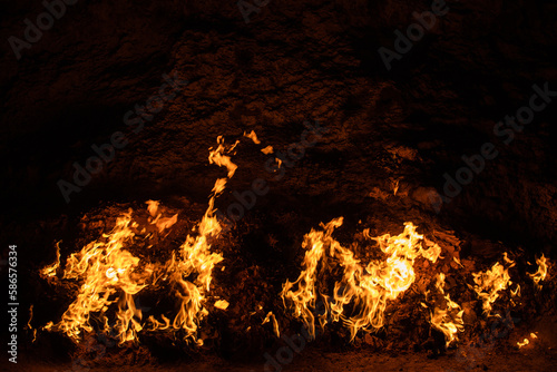 Azerbaijan, natural fire comes from earth