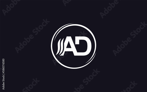 Logotype for oil or gas, dynamic creative power symbol element design. Water wave symbol on circle letters icon
