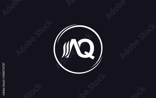 Logotype for oil or gas, dynamic creative power symbol element design. Water wave symbol on circle letters icon