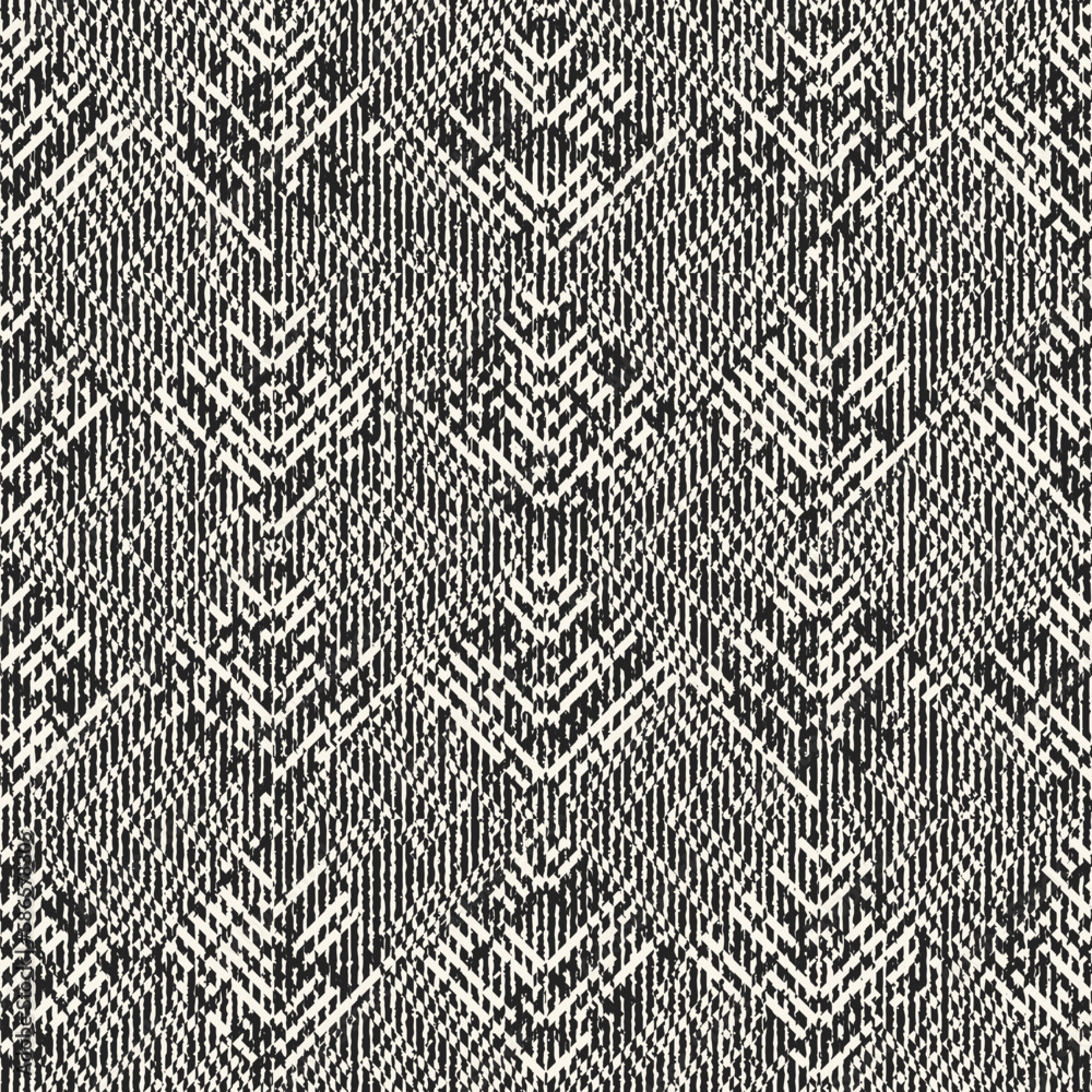 Monochrome Knitted Textured Geometric Pattern Monochrome Knitted Textured Geometric Pattern