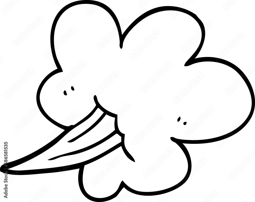line drawing cartoon gust of air line drawing cartoon gust of air