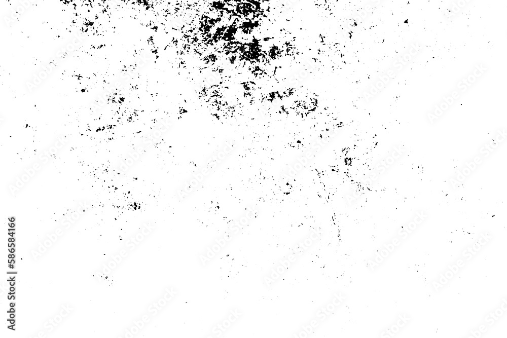 Rough black and white texture vector. Grunge distressed overlay texture. Abstract textured effect background.