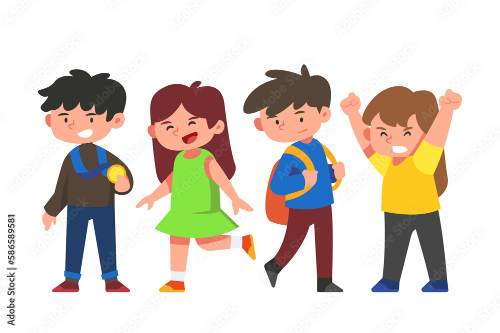 school students character, Back to school boys and girl cartoon collection in college, university and graduate boy and girl student student's education life vector school students character, Back to school boys and girl cartoon collection in college, university and graduate boy and girl student student's education life vector