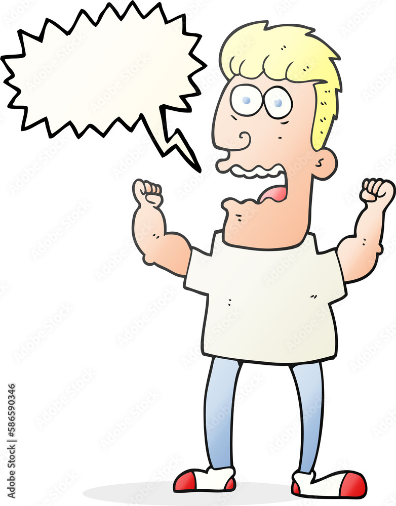 speech bubble cartoon stressed man speech bubble cartoon stressed man