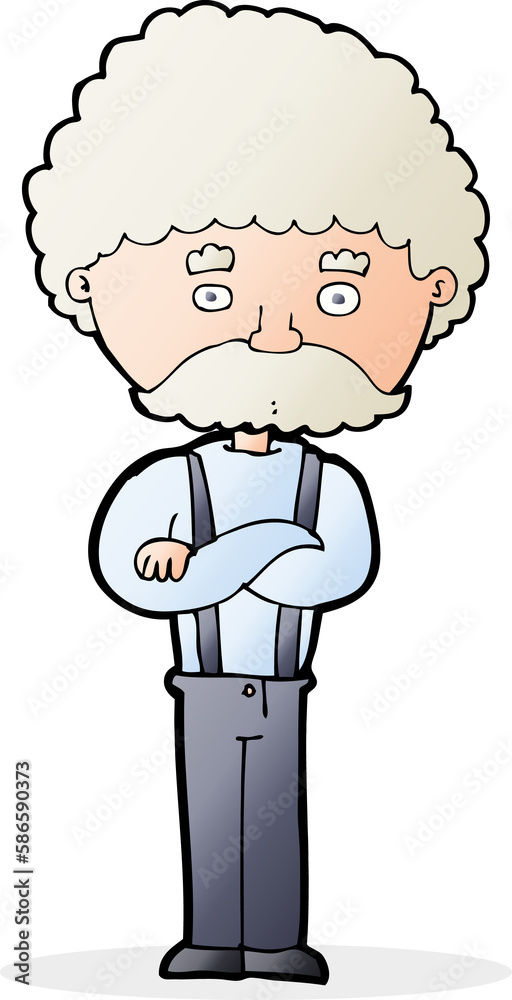cartoon old man cartoon old man