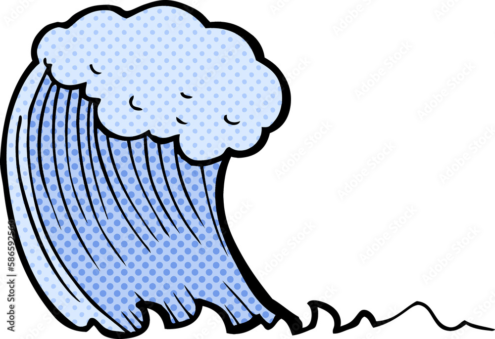 cartoon wave cartoon wave