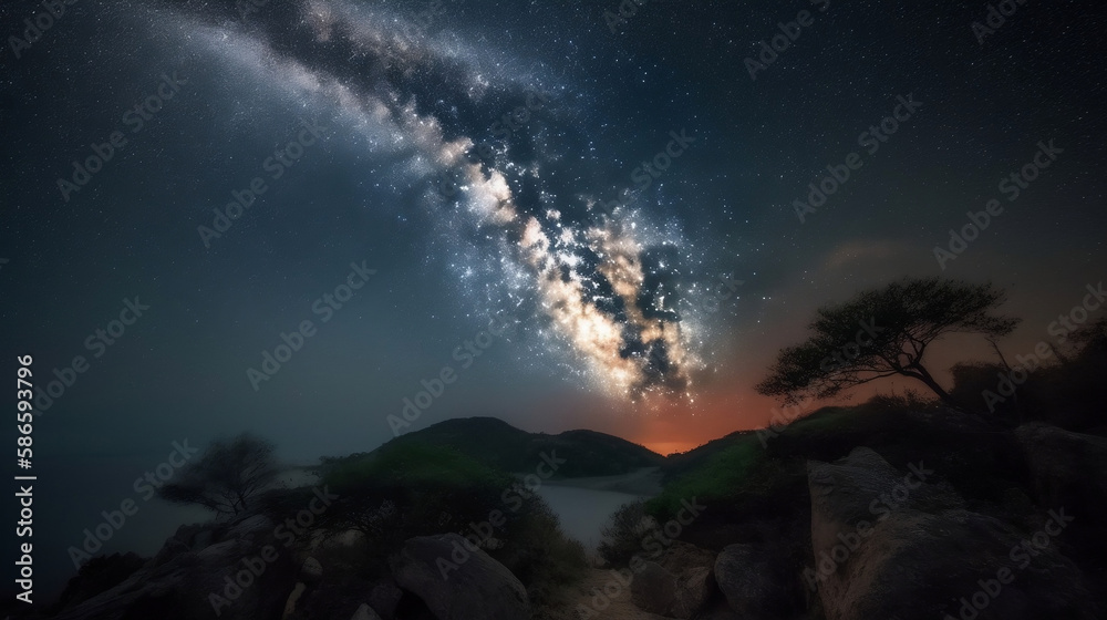 AI Generated milky way galaxy images AI Generated milky way galaxy images
