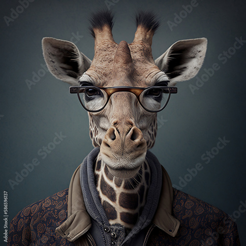 Giraffe, style christoph aerni photo