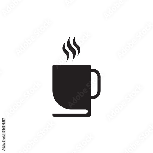 coffee book logo creative design illustration vector abstract
