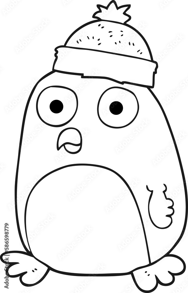 black and white cartoon christmas robin black and white cartoon christmas robin