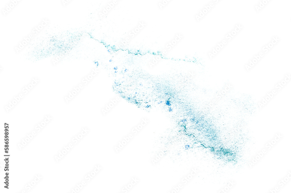 Beautiful Hand Drawn Abstract Watercolor Light Blue Stain Mark Illustration