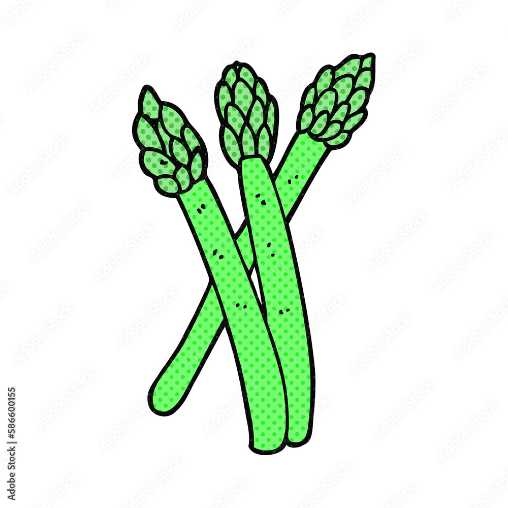cartoon asparagus cartoon asparagus