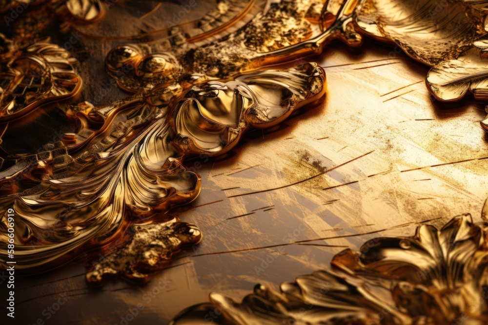 Luxurious Gold Metal Texture Background with Gleaming Sophistication Luxurious Gold Metal Texture Background with Gleaming Sophistication