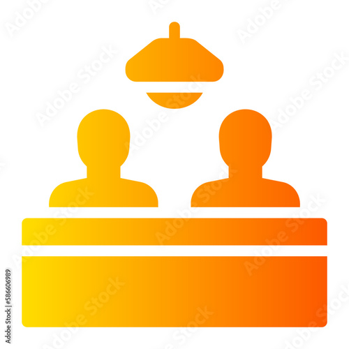 coworker gradient icon