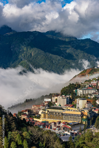 The beauty of Sapa Town in Vietnam © VietDung