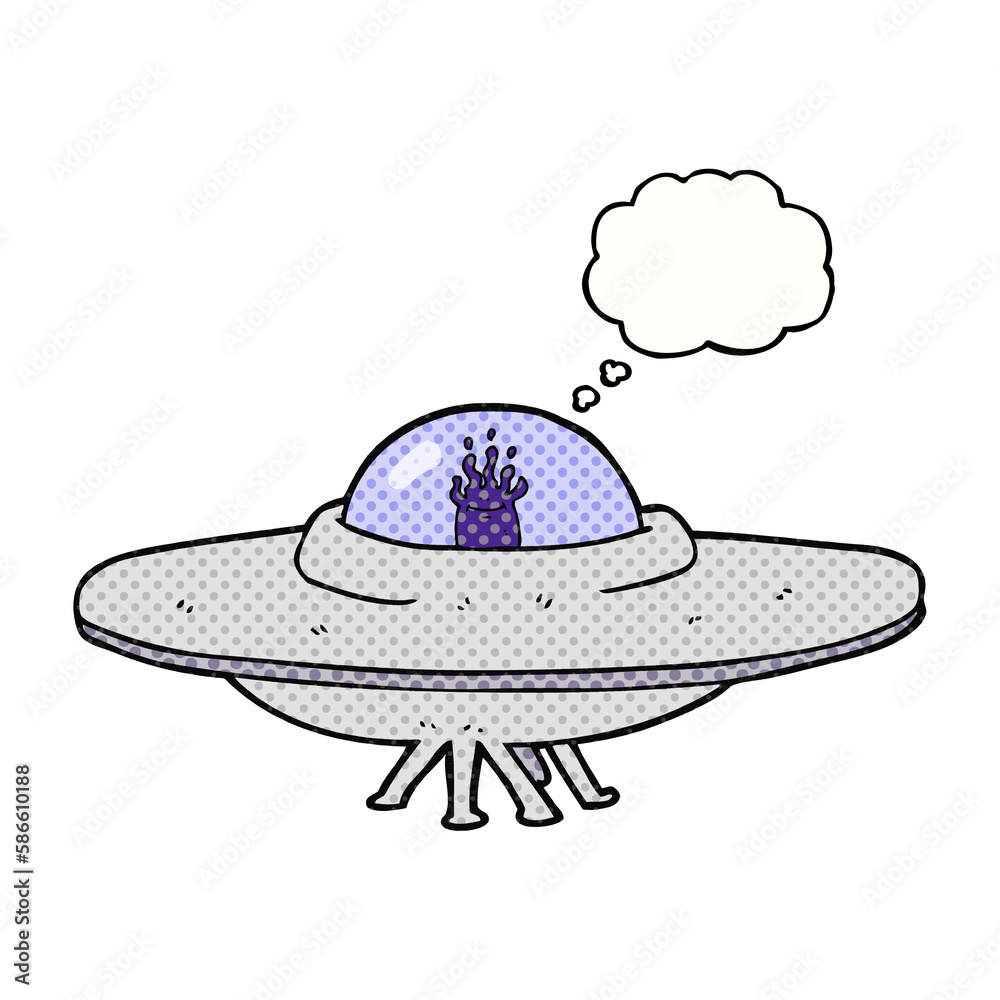 thought bubble cartoon flying saucer thought bubble cartoon flying saucer