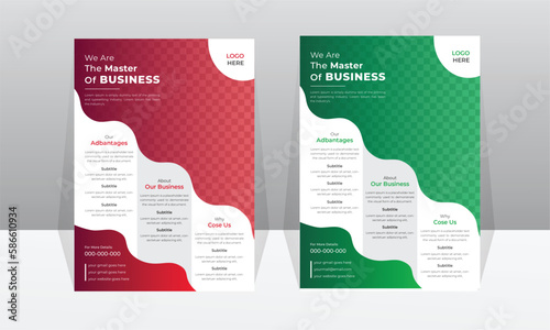 Modern Corporate & Business Agency Flyer poster Brochure Template Design, 
abstract business flyer, vector file modern layout template design. Brochure design, cover, annual report, poster, flyer.