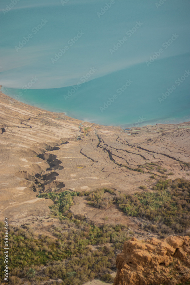 The Dead Sea from the Jericho Mountains, Palestine