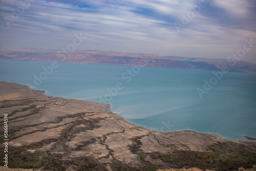 The Dead Sea from the Jericho Mountains, Palestine