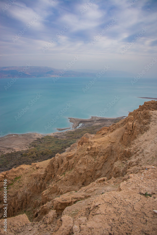 The Dead Sea from the Jericho Mountains, Palestine