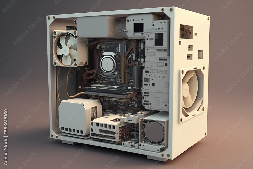Fototapeta premium Modern computer build