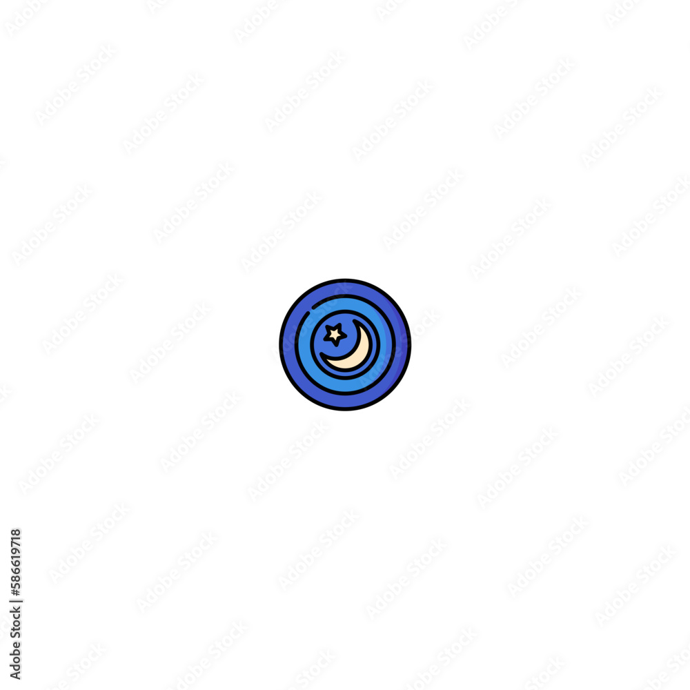 icon moon Ramadan and Islamic Eid icon moon Ramadan and Islamic Eid