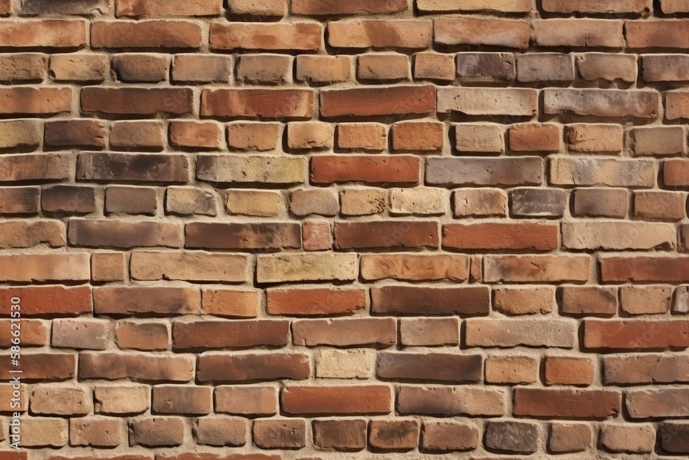 Fototapeta premium detailed red brick wall texture