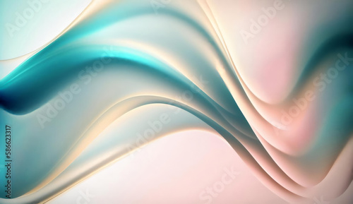 Abstract Background. Abstract Light Background. Abstract 3D Background. Abstract Fluid Wave 3D Background. Gradient design element for backgrounds  banners  wallpapers  posters and covers.
